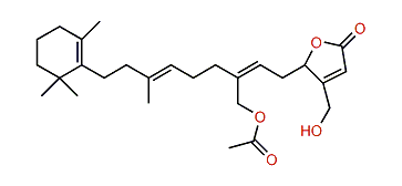 (6Z)-Neomanoalide 24-acetate